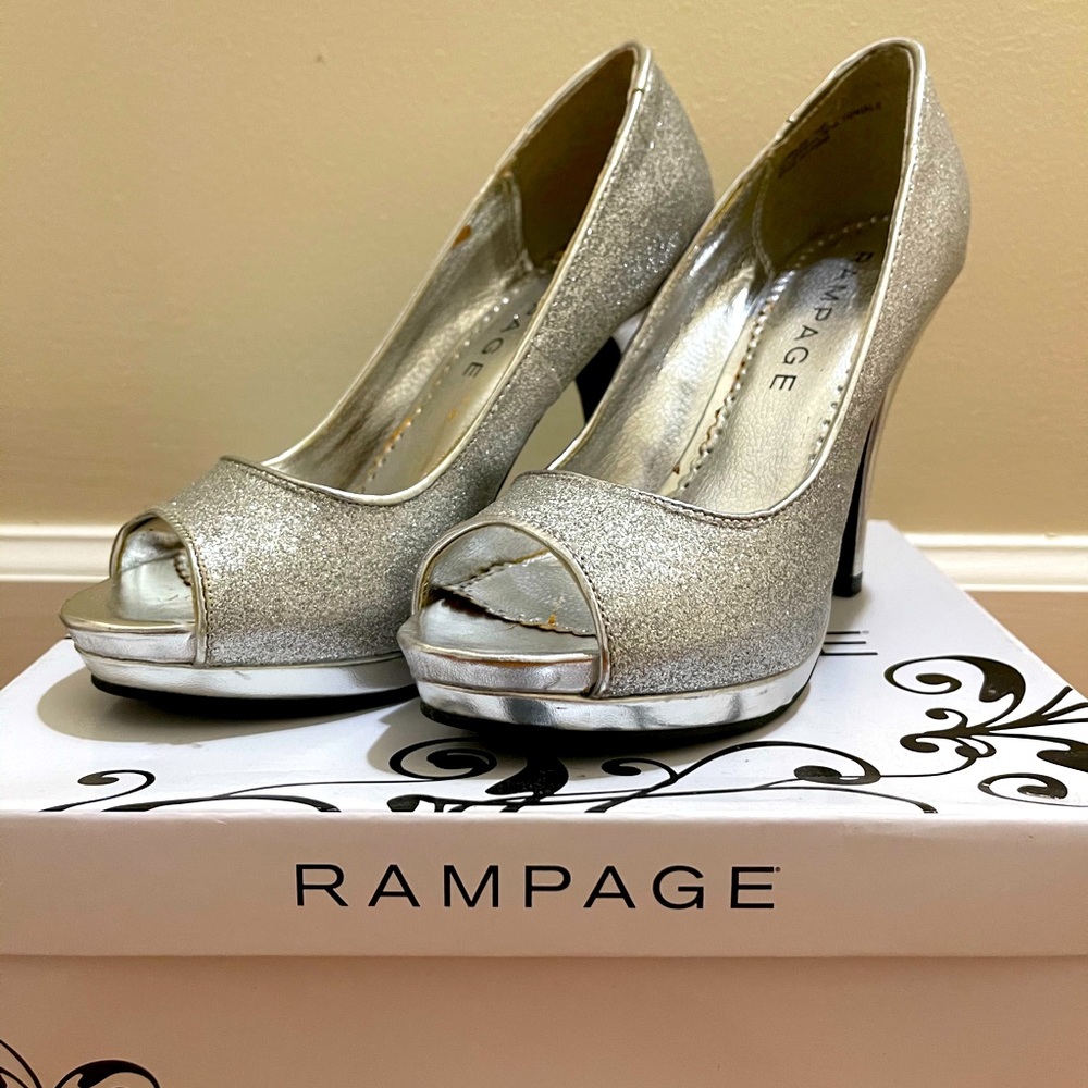 Silver heels